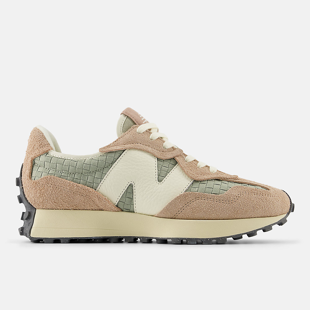 New Balance 327 Shoes Flat Taupe with Olivine